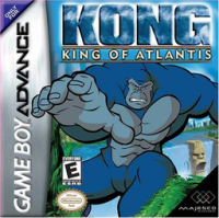 Kong: King of Atlantis PAL GameBoy Advance PAL box art